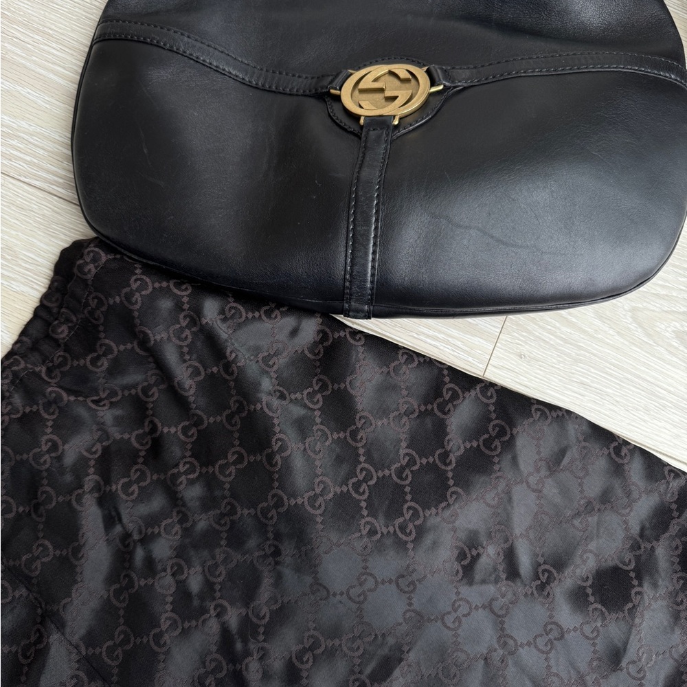 Gucci Reins Interlocking GG Leather Hobo shoulder bag - Picture 14 of 14